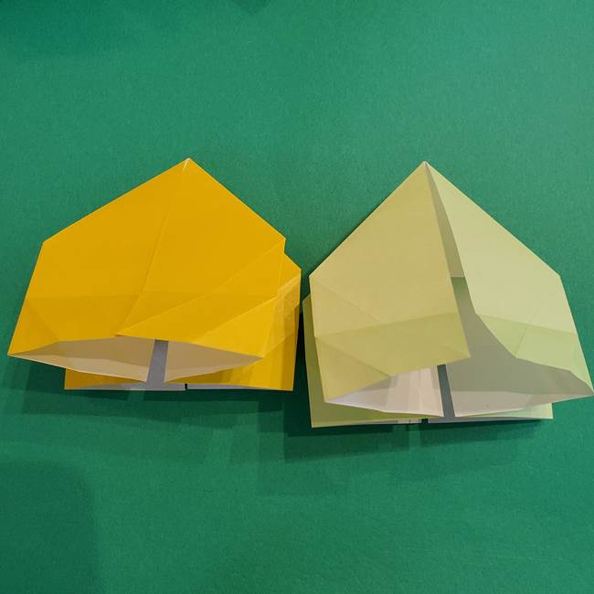 折り紙の花火 12枚でつくる意外と簡単な作り方折り方②組み立て(1)