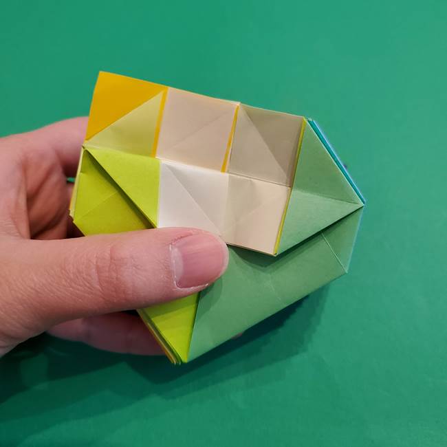 折り紙の花火 12枚でつくる意外と簡単な作り方折り方②組み立て(25)