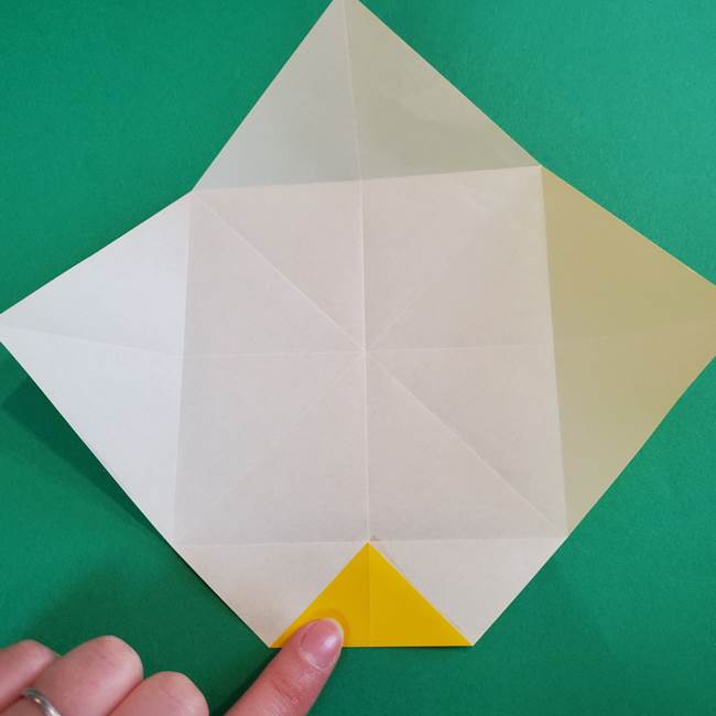 折り紙の花火 8枚でつくる簡単な折り方作り方①パーツ(13)