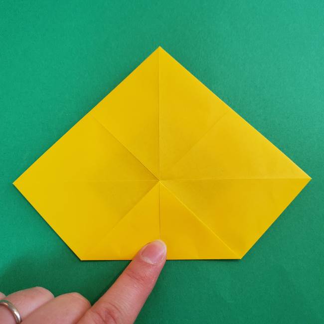 折り紙の花火 8枚でつくる簡単な折り方作り方①パーツ(17)