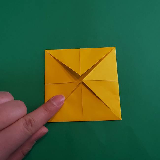 折り紙の花火 8枚でつくる簡単な折り方作り方①パーツ(18)