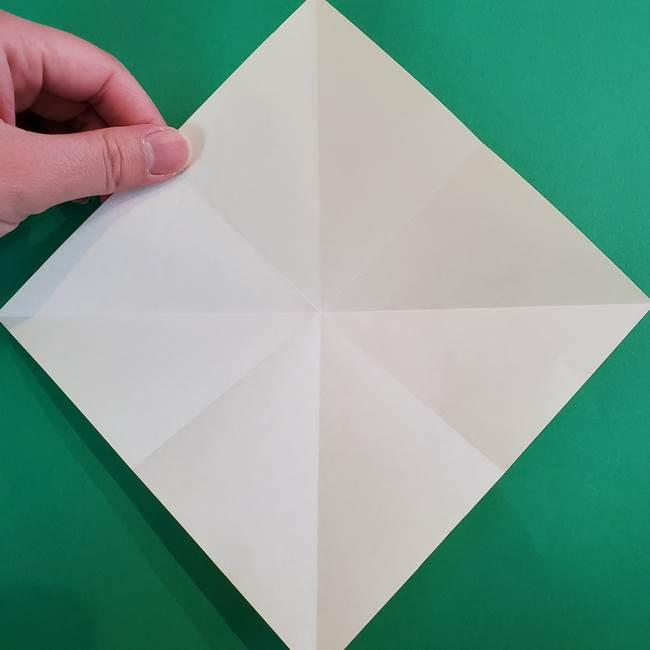折り紙の花火 8枚でつくる簡単な折り方作り方①パーツ(9)