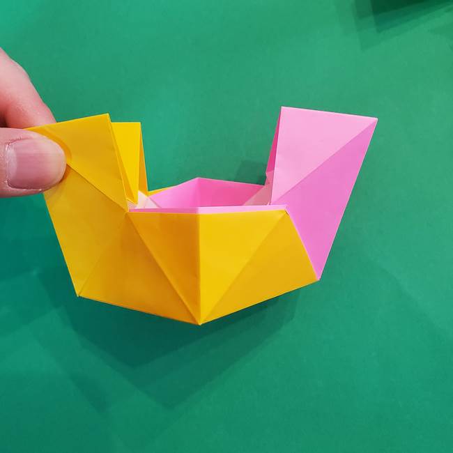 折り紙の花火 8枚でつくる簡単な折り方作り方②組み立て(7)