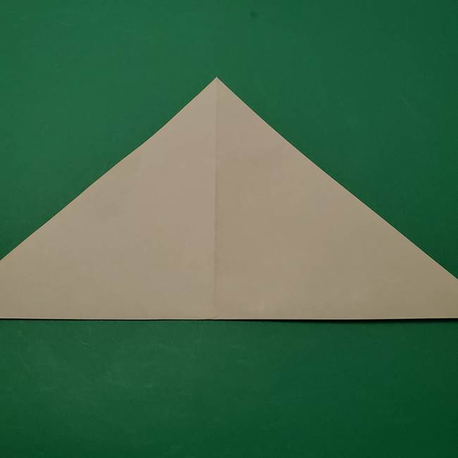 朝顔の折り紙 リースの作り方折り方①土台(4)