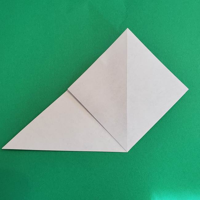 朝顔の折り紙 簡単で子供・幼児もつくれる作り方(5)
