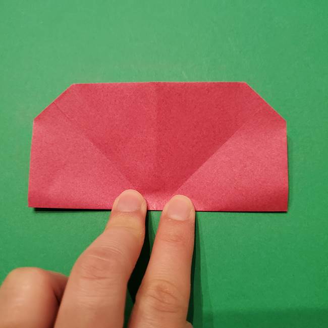 朝顔の折り紙 難しい立体的な折り方作り方(30)