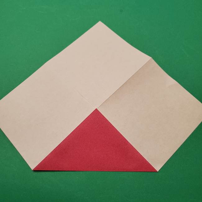 朝顔の折り紙 難しい立体的な折り方作り方(6)