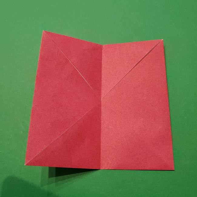 朝顔の折り紙 難しい立体的な折り方作り方(9)
