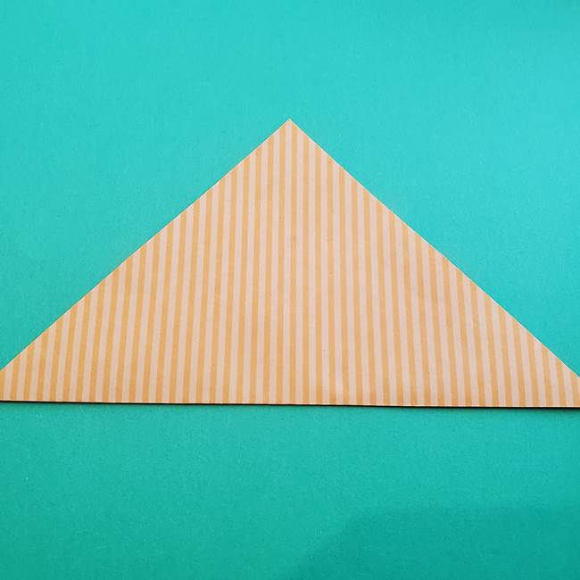 朝顔の折り紙の壁画フレームの作り方②フレーム(2)