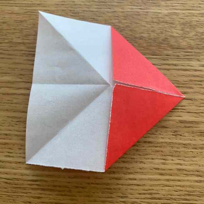 浮き輪の折り紙 簡単な折り方作り方 (8)