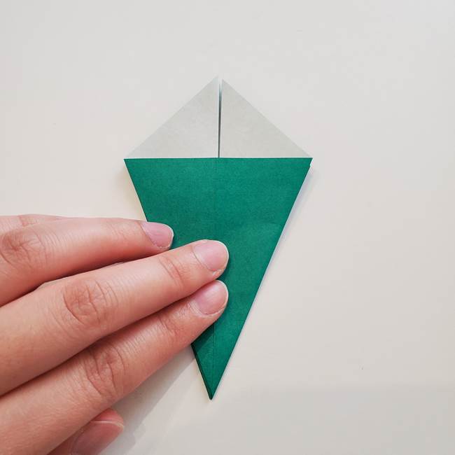 紫陽花の折り紙 葉っぱの作り方は簡単 1枚で立体的に作れる折り方 子供と楽しむ折り紙 工作