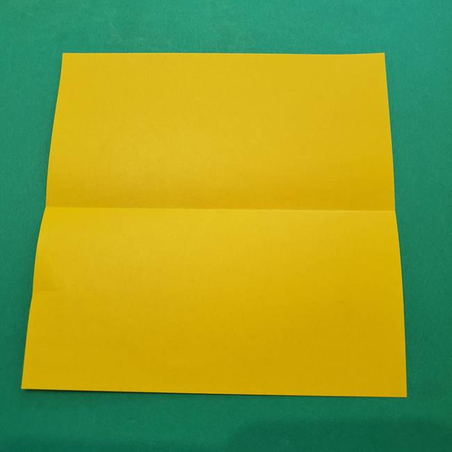 ひまわりの折り紙(8枚の花びら)の折り方作り方①花(3)