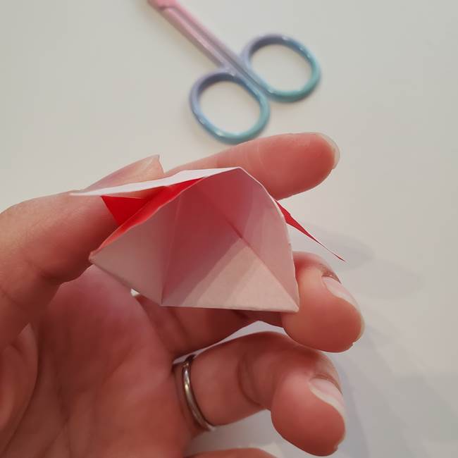 ぷっくり 風船金魚の折り紙の折り方作り方(14)