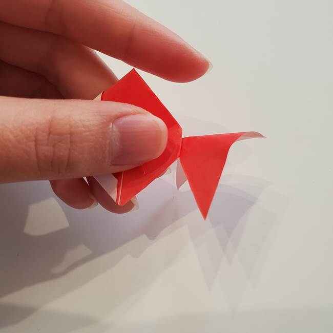 ぷっくり 風船金魚の折り紙の折り方作り方(17)