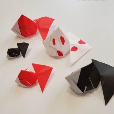ぷっくり風船金魚の折り紙は簡単かわいい♪立体的な折り方作り方