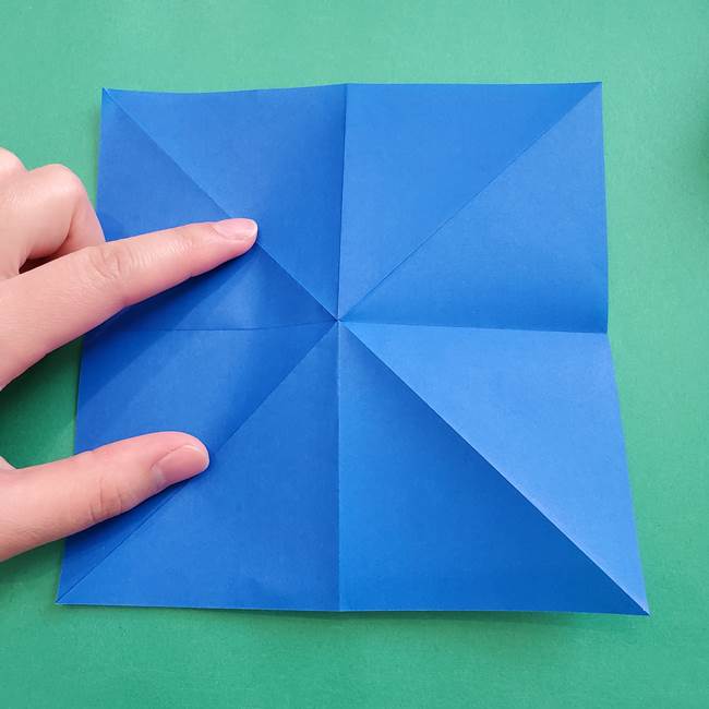 ポケモンの折り紙 アシマリの折り方作り方(11)