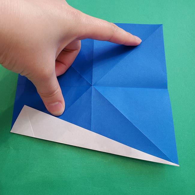 ポケモンの折り紙 アシマリの折り方作り方(13)