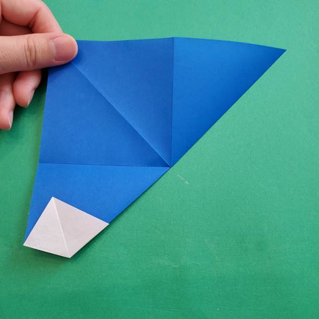 ポケモンの折り紙 アシマリの折り方作り方(14)