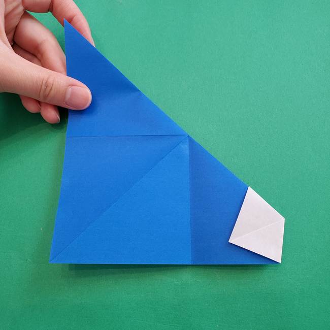 ポケモンの折り紙 アシマリの折り方作り方(15)