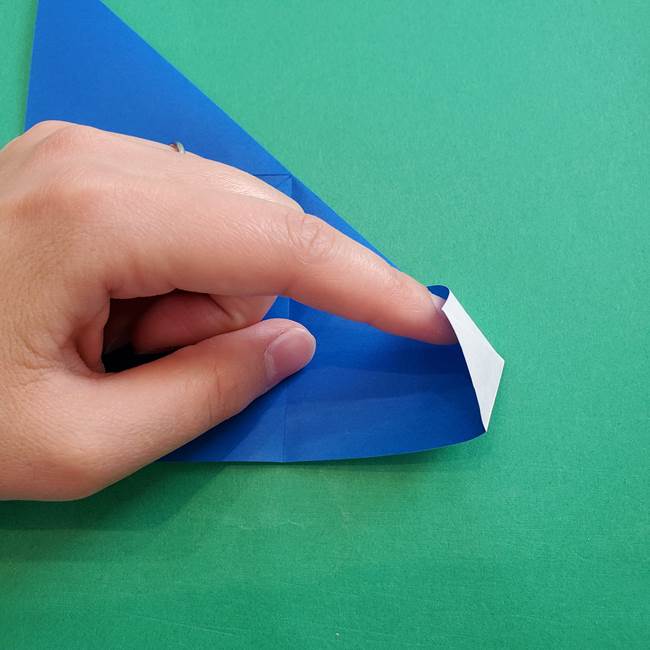 ポケモンの折り紙 アシマリの折り方作り方(16)