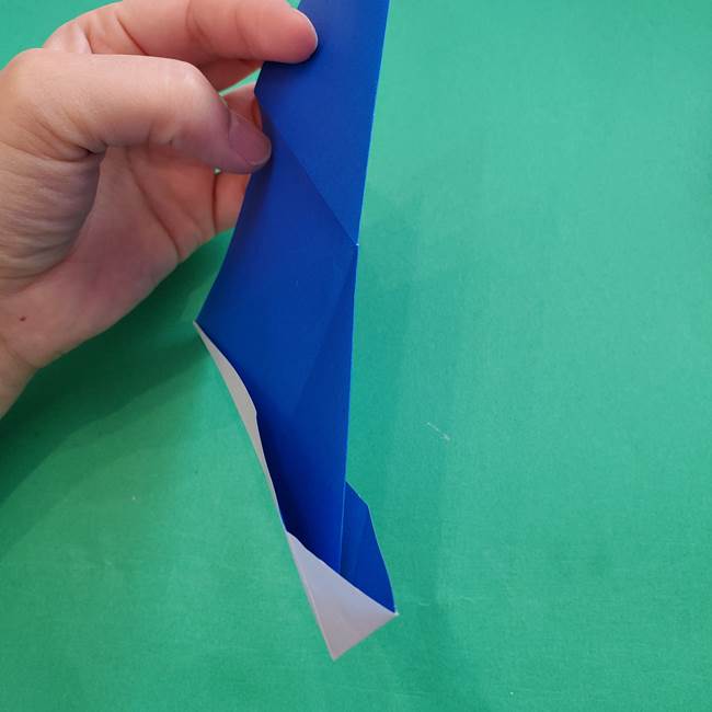 ポケモンの折り紙 アシマリの折り方作り方(19)