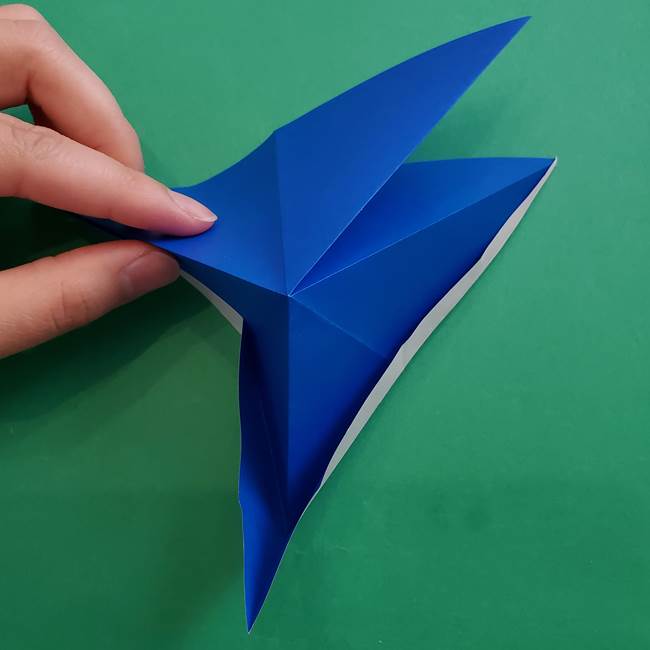 ポケモンの折り紙 アシマリの折り方作り方(21)