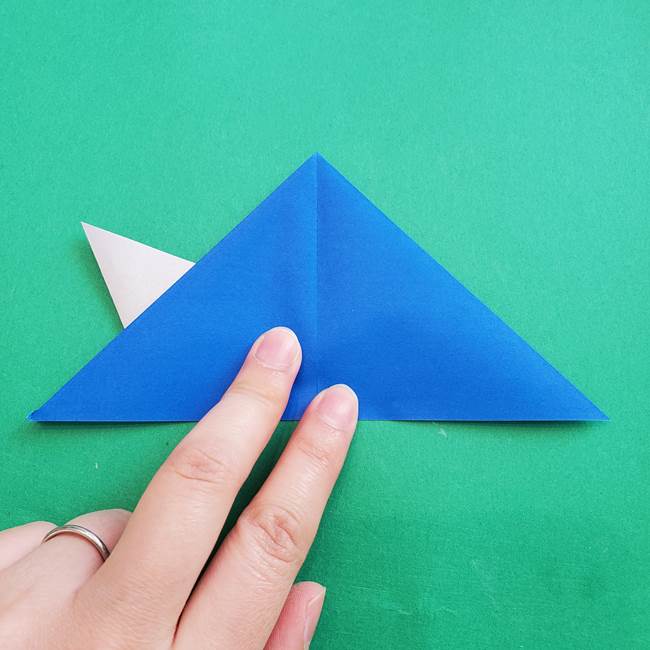 ポケモンの折り紙 アシマリの折り方作り方(24)