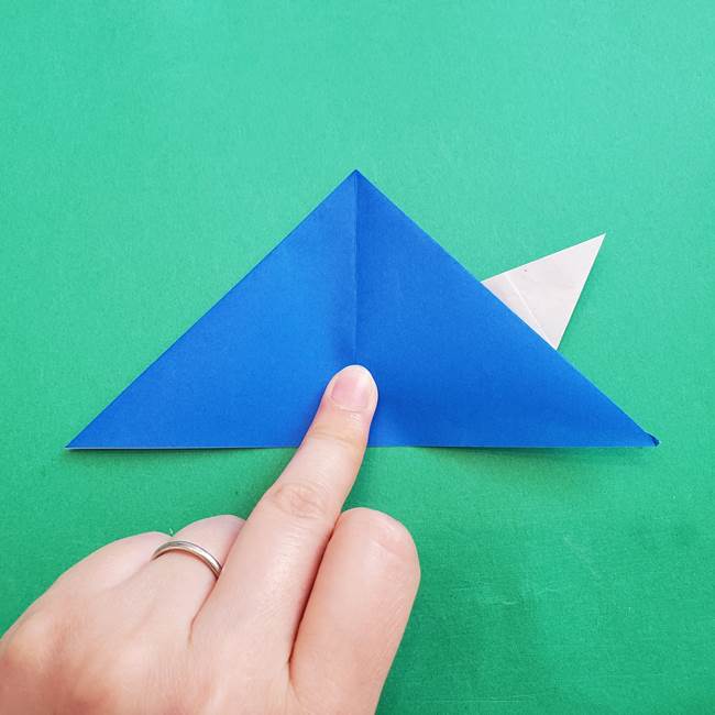 ポケモンの折り紙 アシマリの折り方作り方(25)