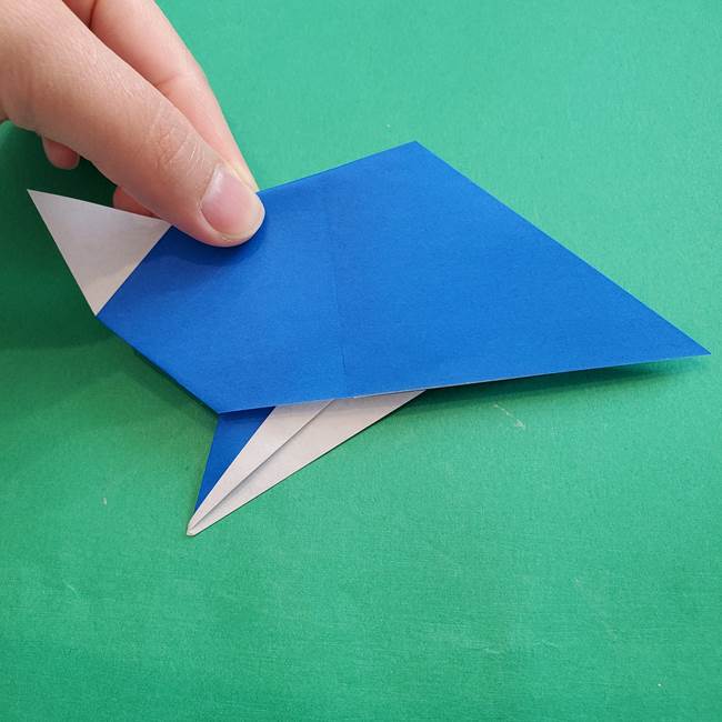 ポケモンの折り紙 アシマリの折り方作り方(35)
