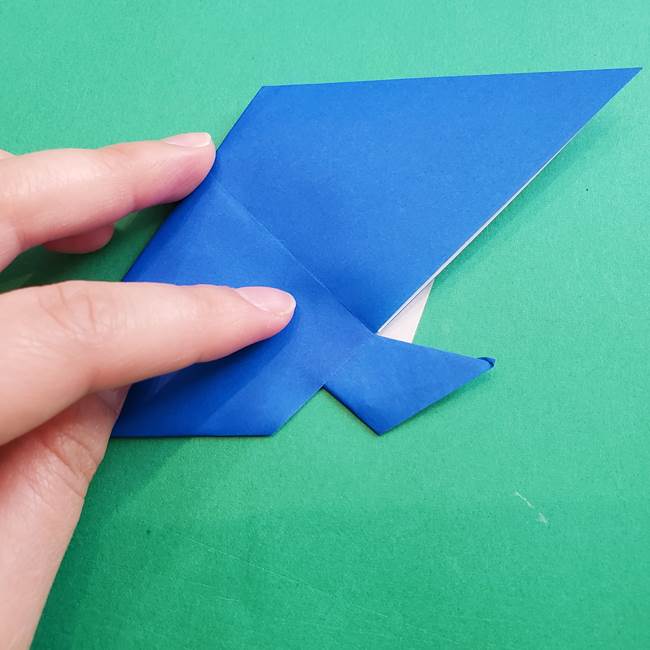 ポケモンの折り紙 アシマリの折り方作り方(38)