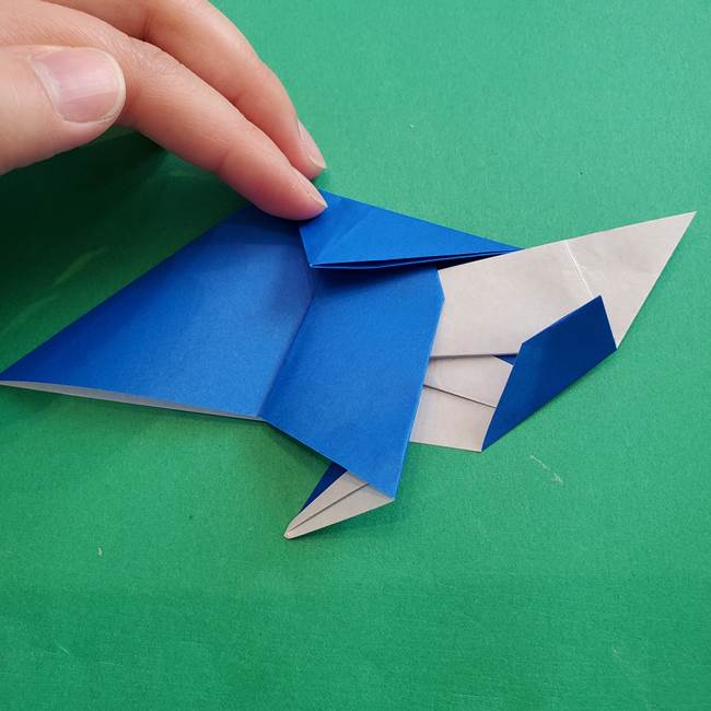 ポケモンの折り紙 アシマリの折り方作り方(39)