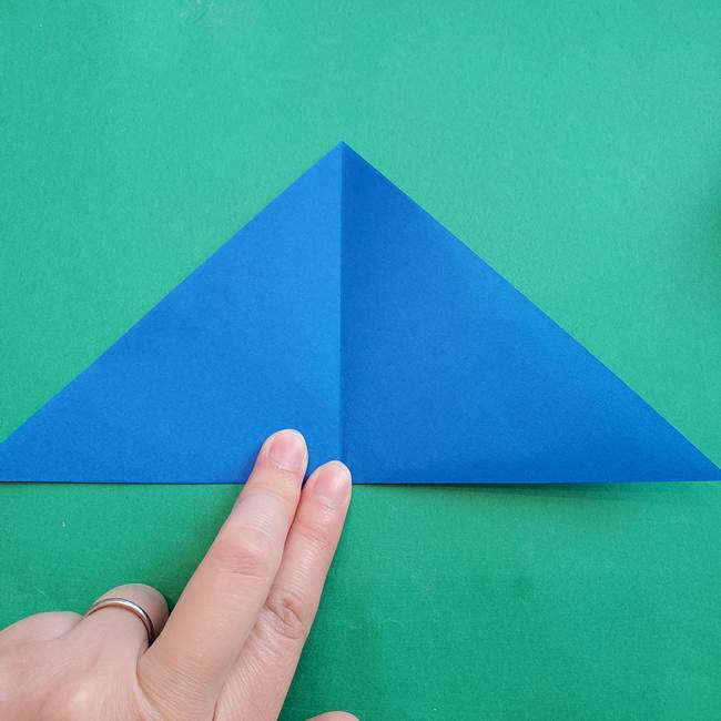 ポケモンの折り紙 アシマリの折り方作り方(4)