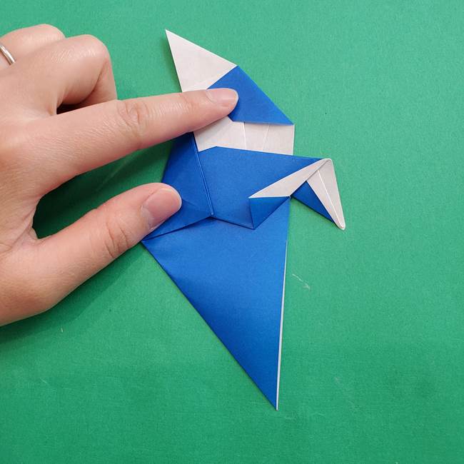 ポケモンの折り紙 アシマリの折り方作り方(41)