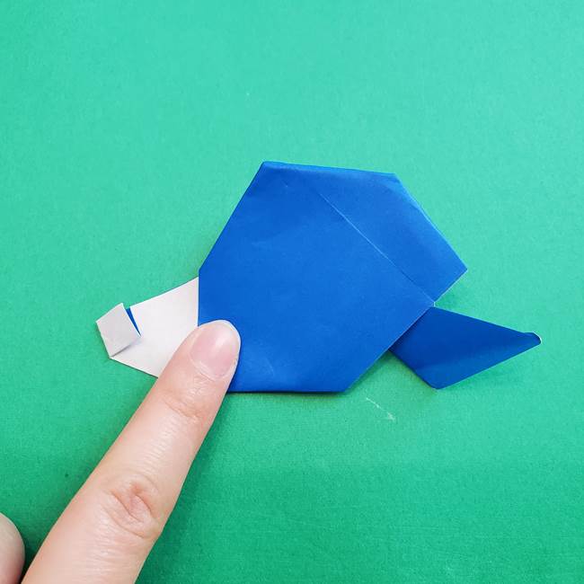 ポケモンの折り紙 アシマリの折り方作り方(47)