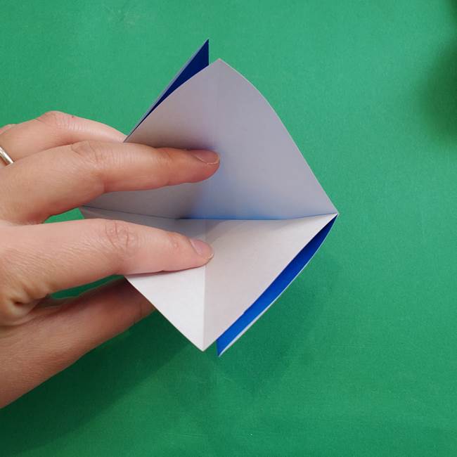 ポケモンの折り紙 アシマリの折り方作り方(8)