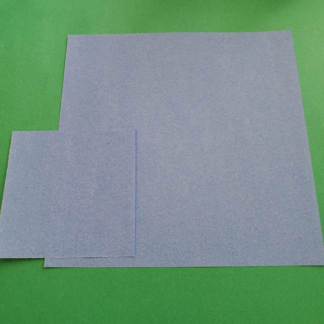 ポケモンの折り紙 ゼニガメ＊用意するもの(1)