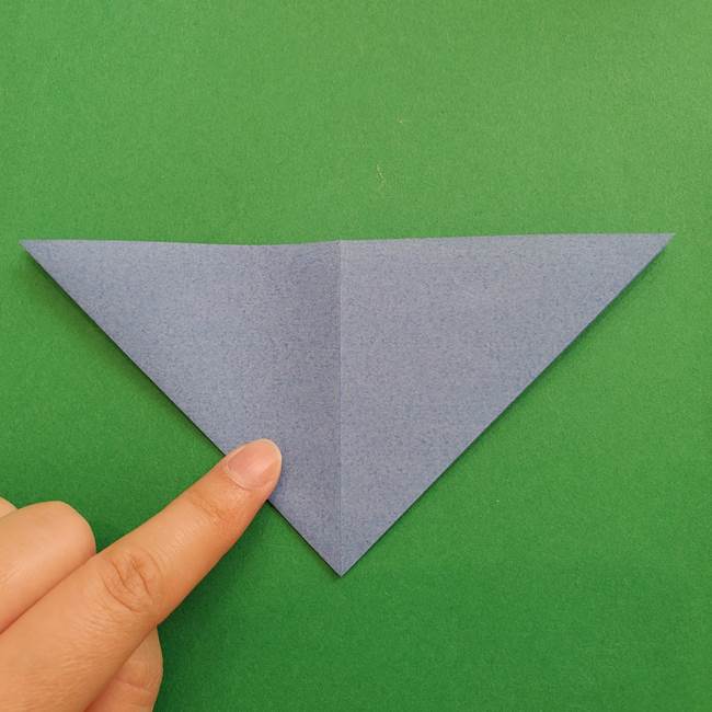 ポケモンの折り紙 簡単なゼニガメの折り方作り方②体(11)