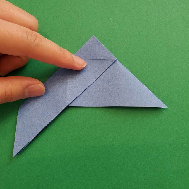 ポケモンの折り紙 簡単なゼニガメの折り方作り方②体(14)