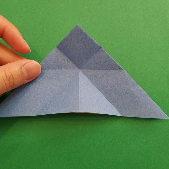 ポケモンの折り紙 簡単なゼニガメの折り方作り方②体(16)