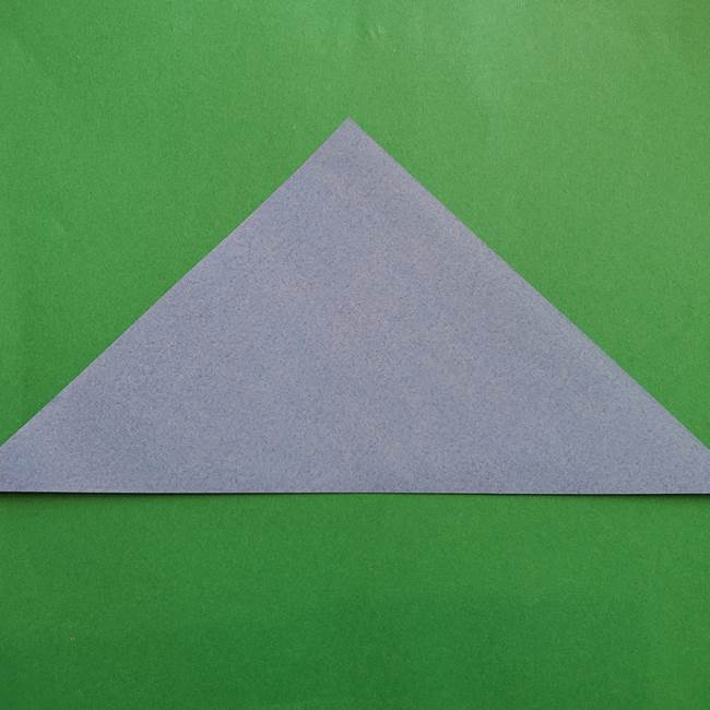 ポケモンの折り紙 簡単なゼニガメの折り方作り方②体(2)