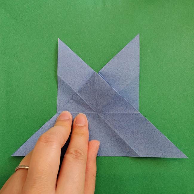 ポケモンの折り紙 簡単なゼニガメの折り方作り方②体(20)