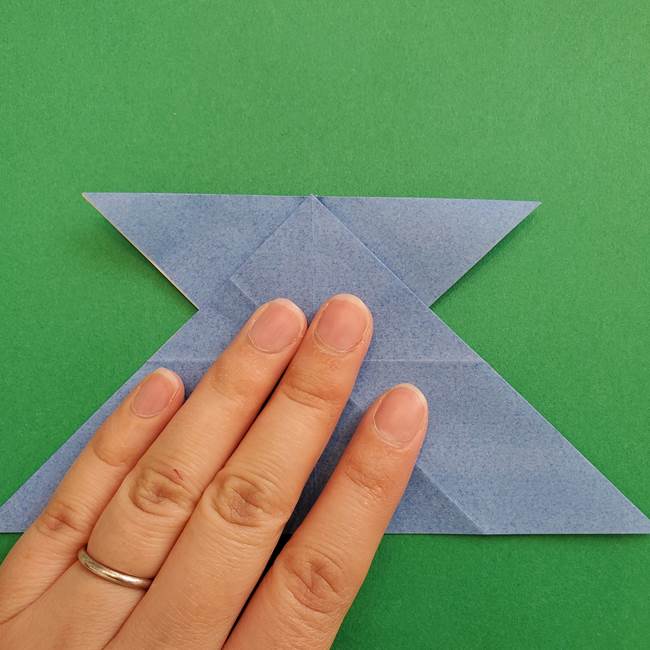ポケモンの折り紙 簡単なゼニガメの折り方作り方②体(25)