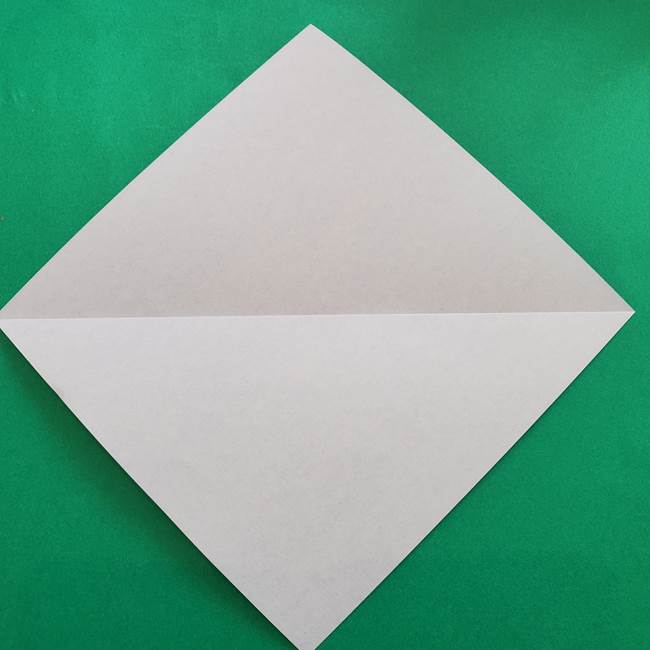 ポケモンの折り紙 簡単なゼニガメの折り方作り方②体(3)