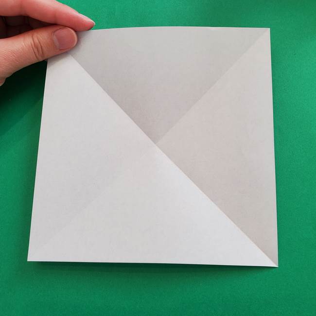 ポケモンの折り紙 簡単なゼニガメの折り方作り方②体(5)