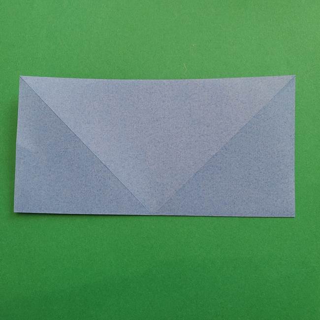 ポケモンの折り紙 簡単なゼニガメの折り方作り方②体(6)