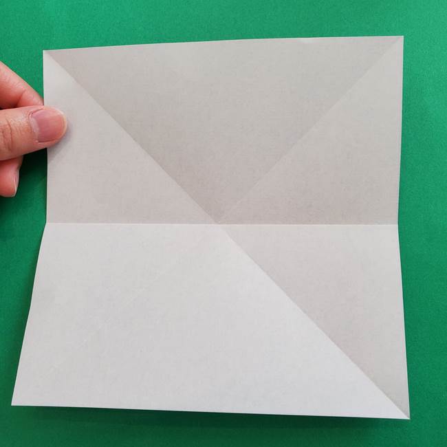 ポケモンの折り紙 簡単なゼニガメの折り方作り方②体(7)