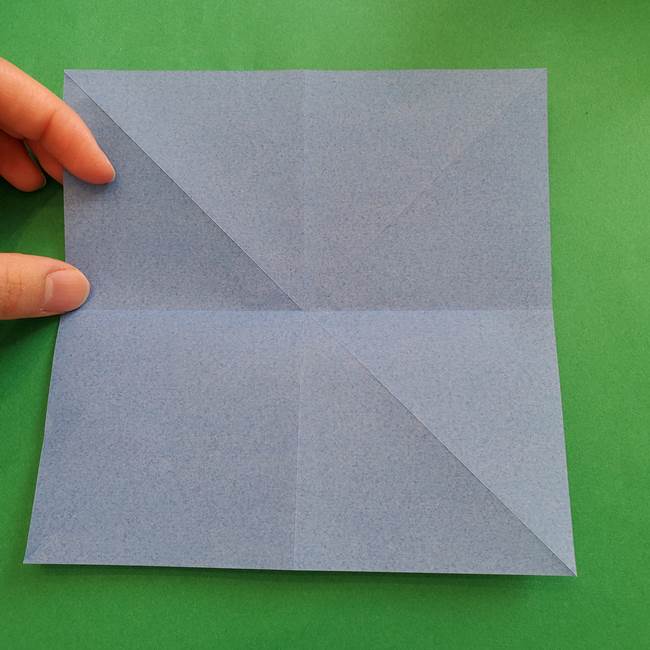 ポケモンの折り紙 簡単なゼニガメの折り方作り方②体(9)