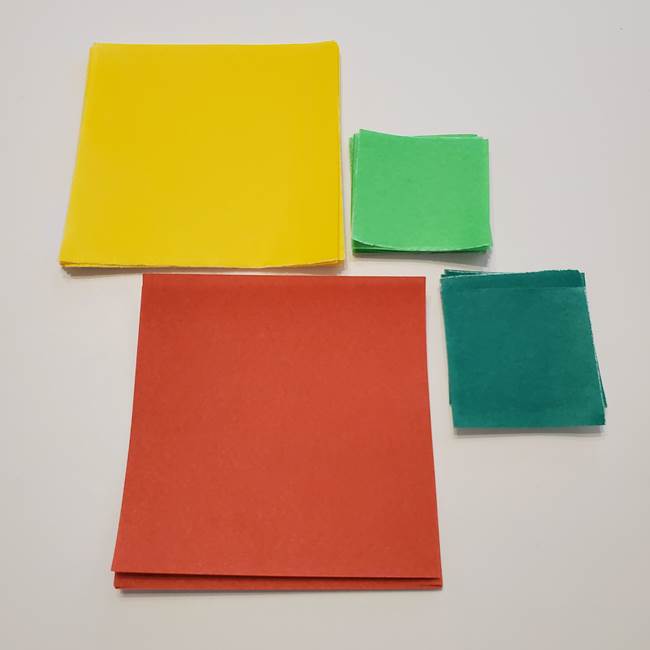 折り紙 ひまわりのリースは簡単♪用意するものは？(2)