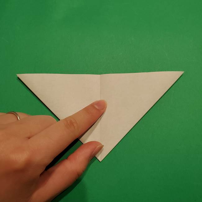 折り紙 笹の葉リース作り方①Aユニットの折り方(11)