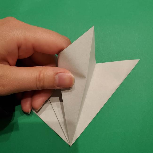 折り紙 笹の葉リース作り方①Aユニットの折り方(20)